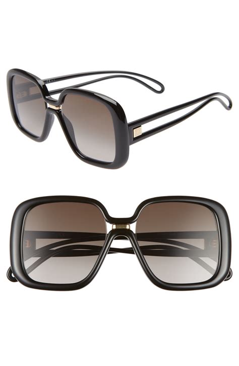 55mm sunglasses givenchy|givenchy 55mm oversized sunglasses.